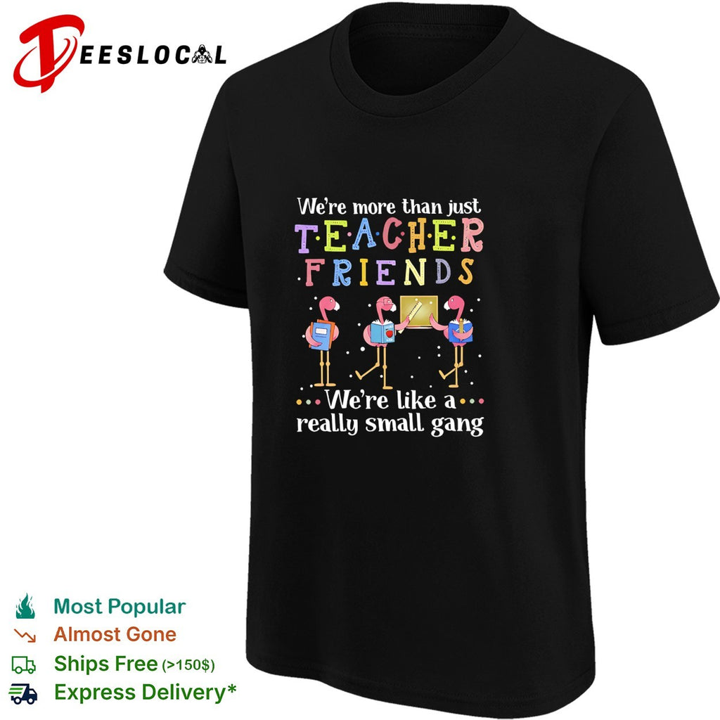 Flamingo we’re more than just teacher friends were like a really small gang shirt