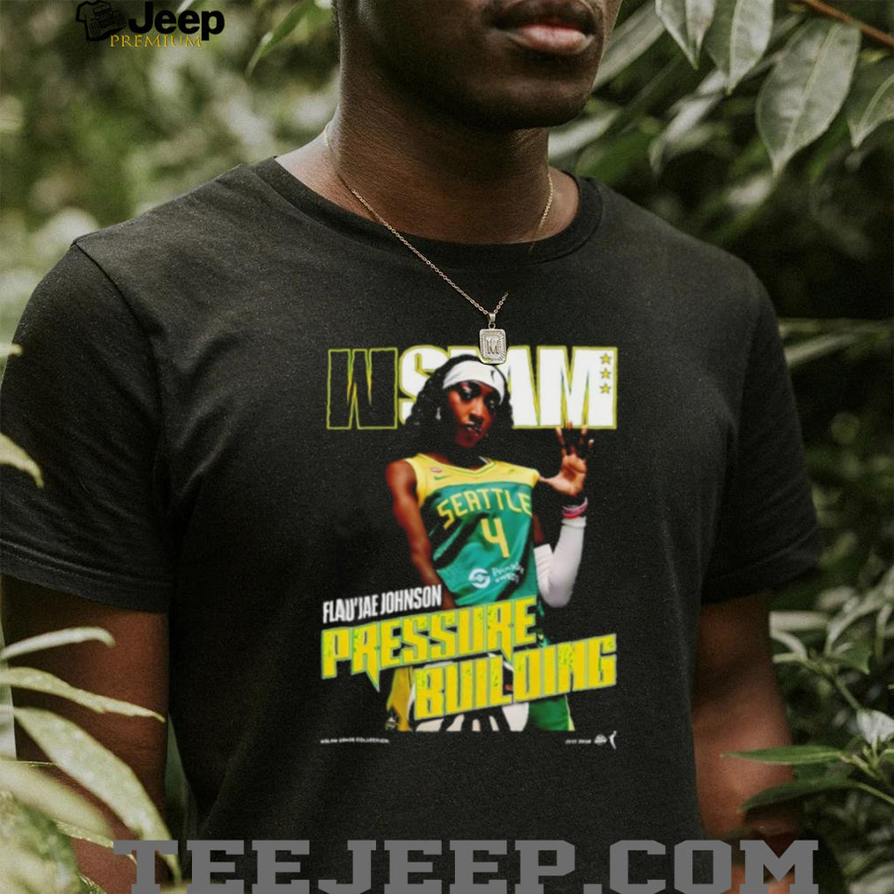 Flau’jae Johnson Seattle Storm Basketball W SLAM Pressure Builoing shirt