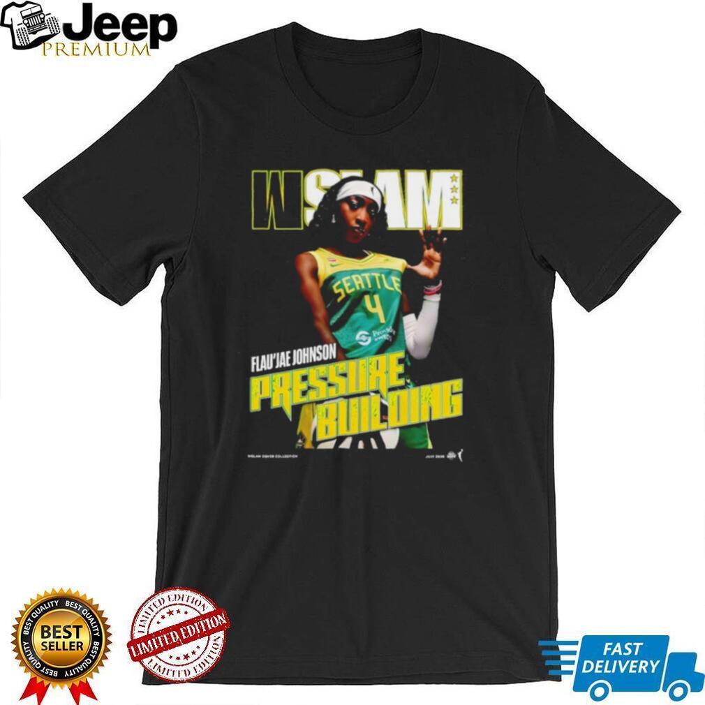 Flau’jae Johnson Seattle Storm Basketball W SLAM Pressure Builoing shirt