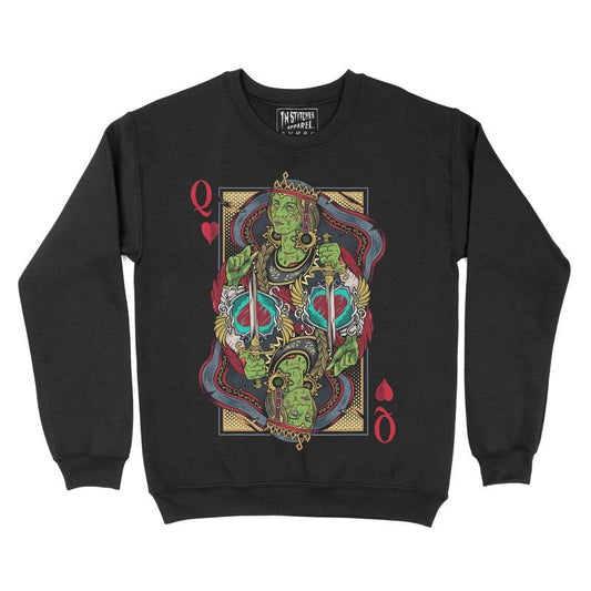 Fleece Crewneck Sweatshirt - Zombie Queen