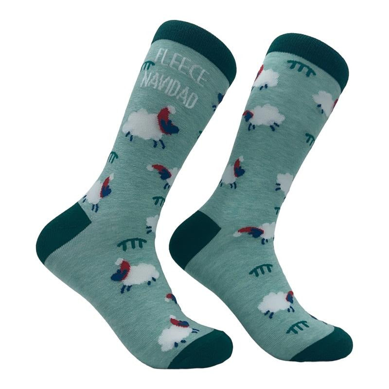 Fleece Navidad Socks Funny Cute Xmas Sheep Novelty Footwear Funny Socks T-Shirts, Hoodie, Sweatshirt | WearSparks.com