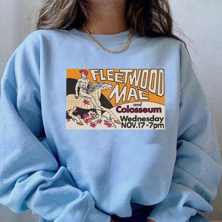 Fleetwood Mac '71 Retro Sweatshirt, Classic Vintage Band Design