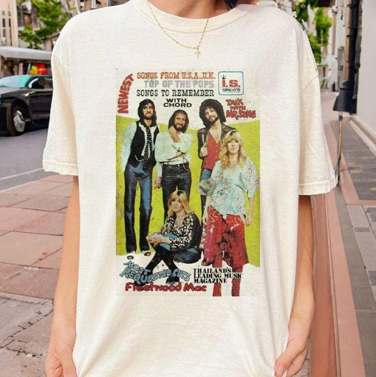 Fleetwood Mac Band Rock Band Shirt, , Music Rock Band Shirt, Fleetwood in 2024