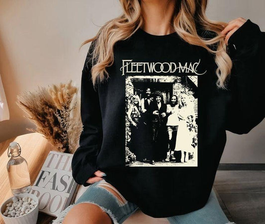 Fleetwood Mac Music Band Sweatshirt, Retro Rock n Roll Tributestyle{n002}2