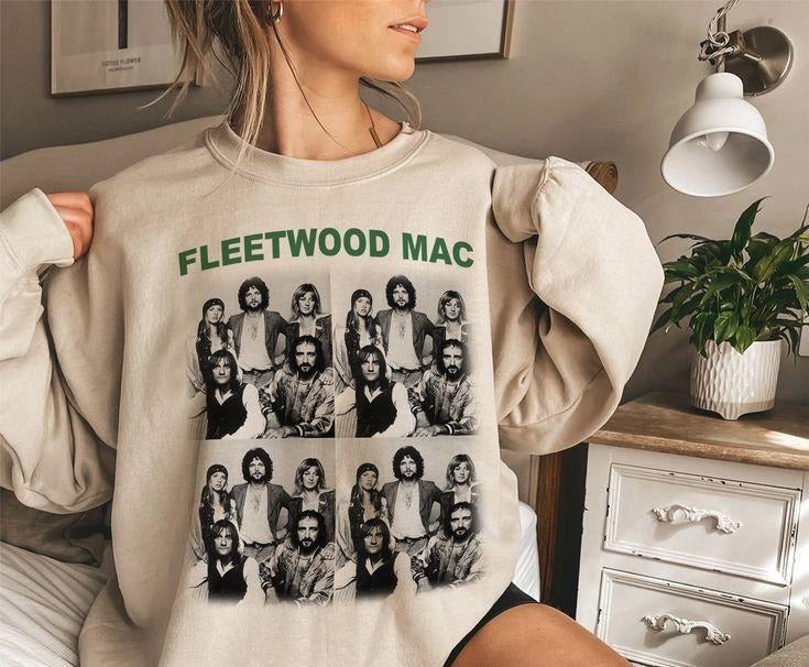 Fleetwood Mac Rumours Album Sweatshirt, Stevie Nicks Inspired Design