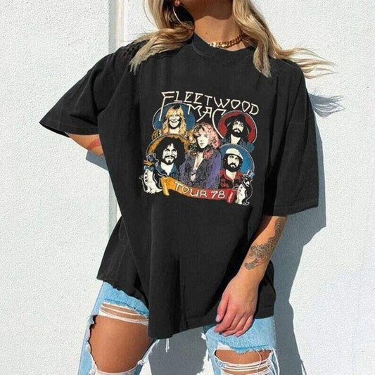 Fleetwood Mac Unisex Tee, Rumours Tour 1978, Vintage Fleetwood Mac Shirt,