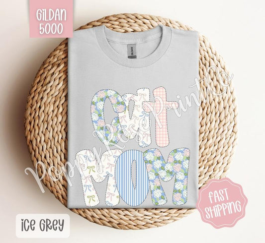 Floral Cat Mom Gildan Shirt, Cute Spring Mama Tshirt, Coquette Flower Tee, Gift for Her