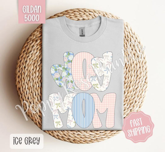 Floral Dog Mom Gildan Shirt, Cute Pet Mama Tshirt, Coquette Spring Flower Tee, Gift for Her
