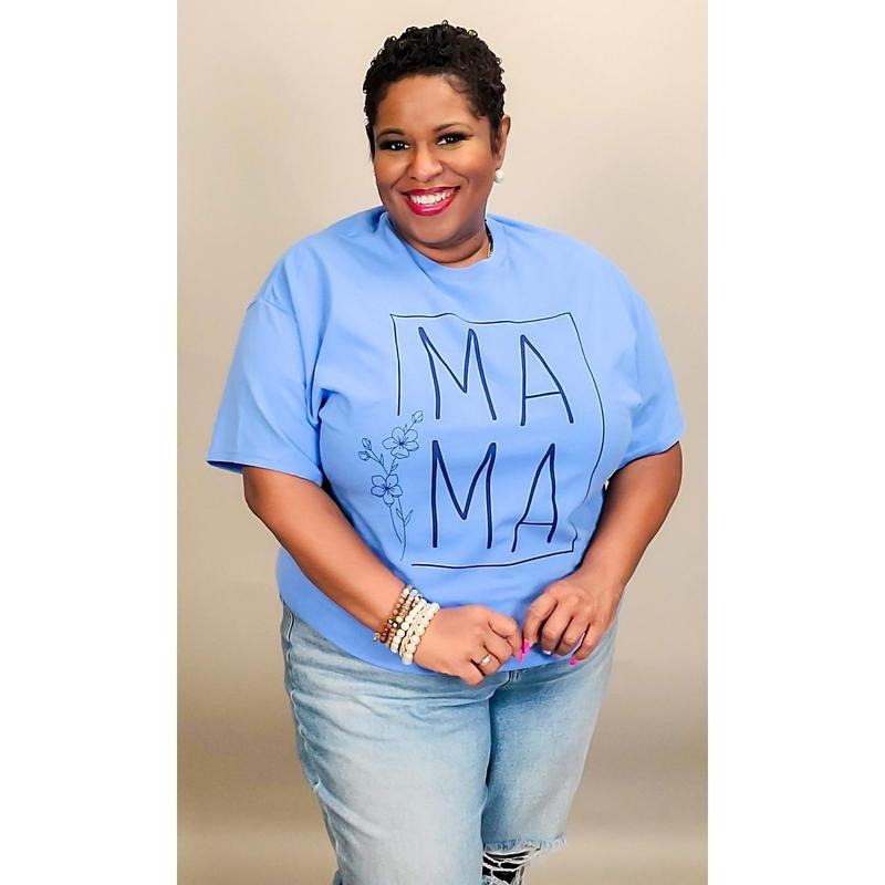 Floral Mama Graphic T-Shirt