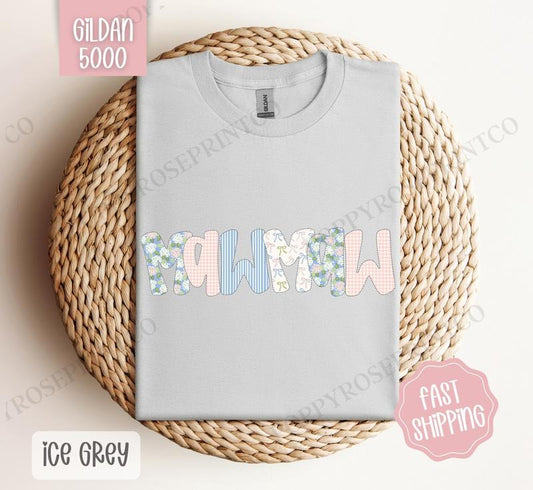Floral Mawmaw Gildan Shirt, Cute Spring Grandma Tshirt, Coquette Mawmaw Tee