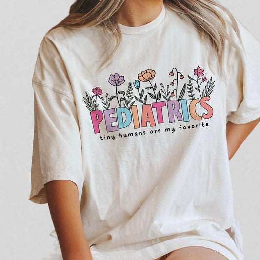 Floral Pediatric Nurse Shirt, PICU Nurse Tshirt, Flower Pediatrics Nurse Tee, Nurse Appreciation Gift, Nurse Week Shirt for Women, Peds Tee Gift, Pediatrics Floral Nurse Tee, Registered Nurse Shirt, Nursing School Tee, Pediatric Nurse Gift PEDS Nurse