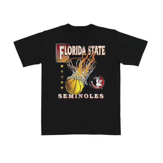Florida State Hoops Vault Heavy Tee, NCAA Shirt, Vintage Football Shirt, Sport Tee, Graphic Shirt For Men, For Women Streetwear