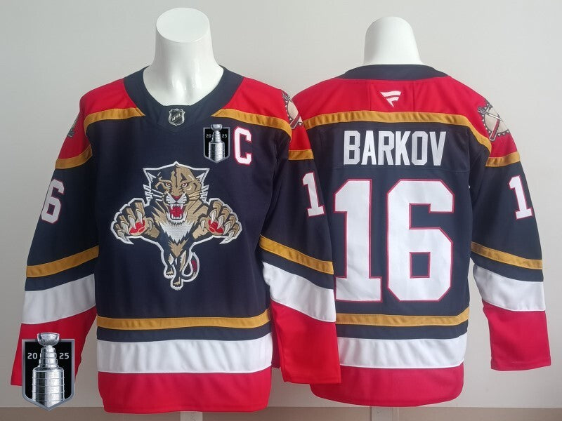 Florida Panthers #16 Aleksander Barkov Panthers Champion Edition Style 7