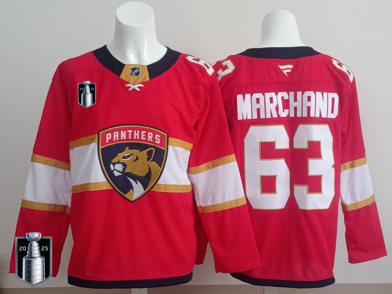 Florida Panthers #63 Brad Marchand Panthers Champion Edition Style 3