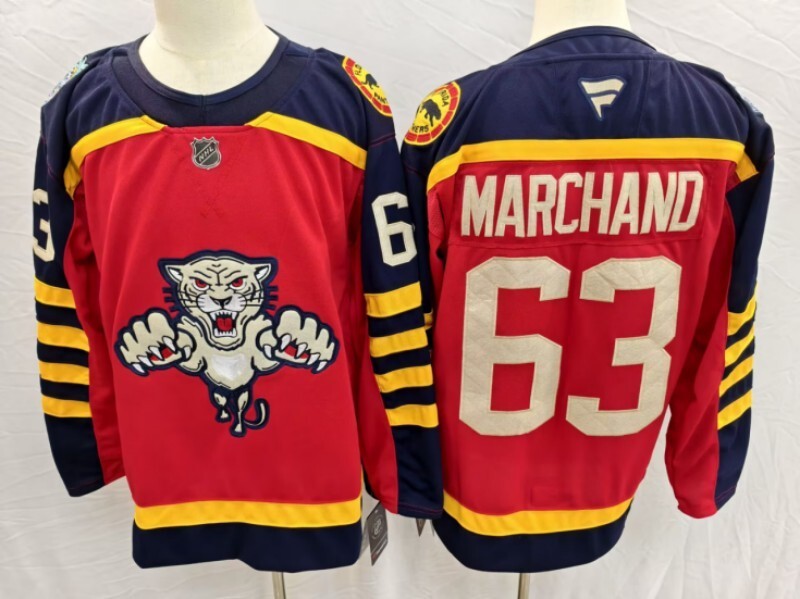 Florida Panthers #63 Brad Marchand Panthers Style 1