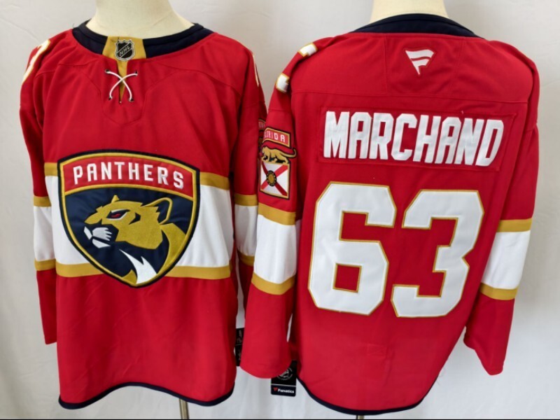 Florida Panthers #63 Brad Marchand Panthers Style 3