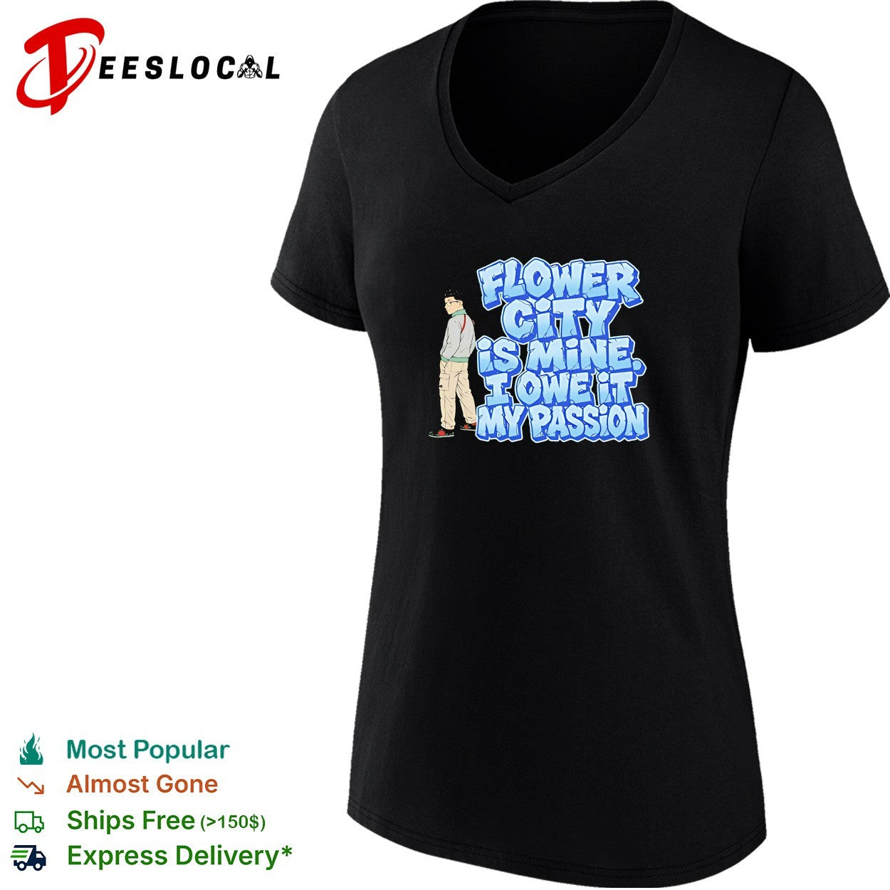 Flower city is mine I owe it my passion shirt