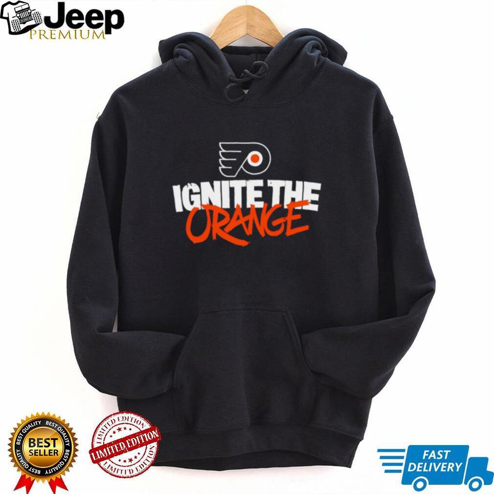 Flyers Ignite The Orange Hockey Fan Graphic T Shirt
