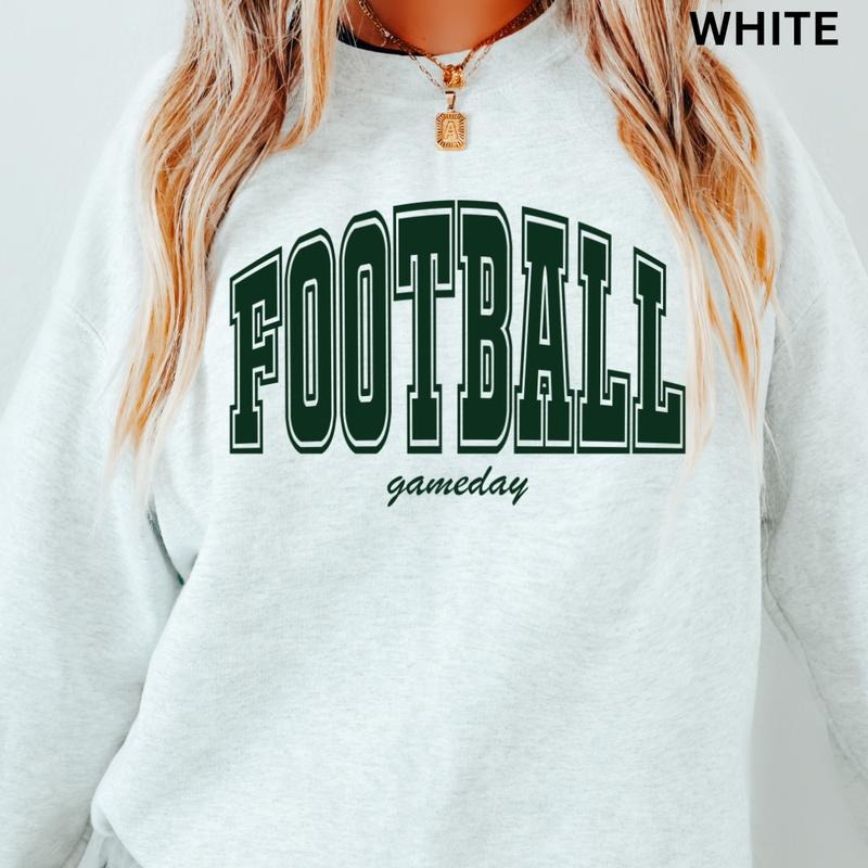 Football Gameday Sweatshirt, Football Bow Crewneck, Game Day football Sweatshirt, Womens Sweatshirt, Sports Crewneck, vintage football Sweatshirt