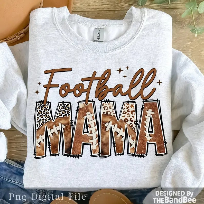 Football Mama , Football , Football mom , Game Day, Football Season , Fall Football , Coquette Football , Sweatshirt
