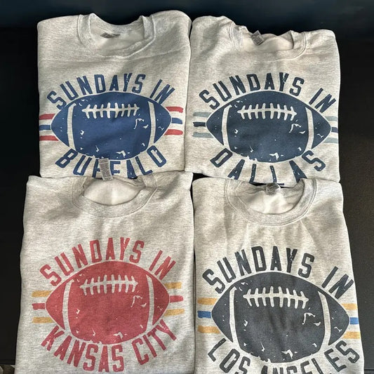 Football Sweatshirt Sundays In Your City