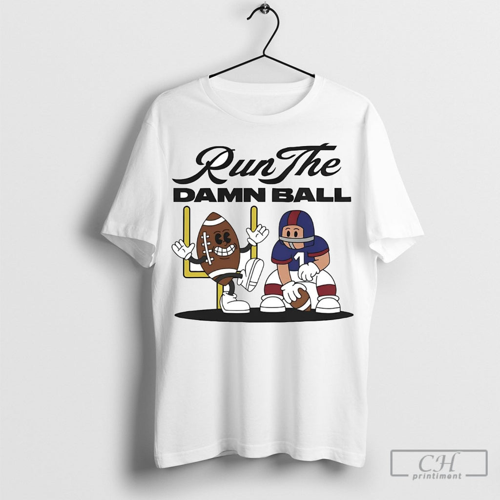 Football Player Run The Damn Ball Shirt Sweater