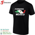 Forbidden Mexico map flag political shirt