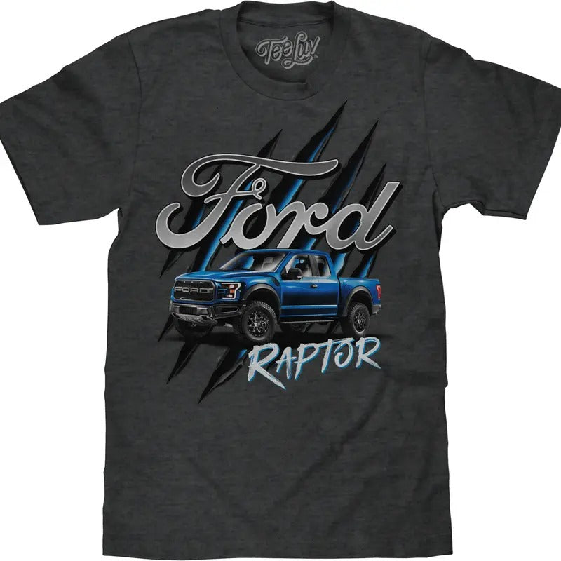 Ford F-150 Raptor T-Shirt - Gray Hoodie, Sweatshirt | WearSparks.com