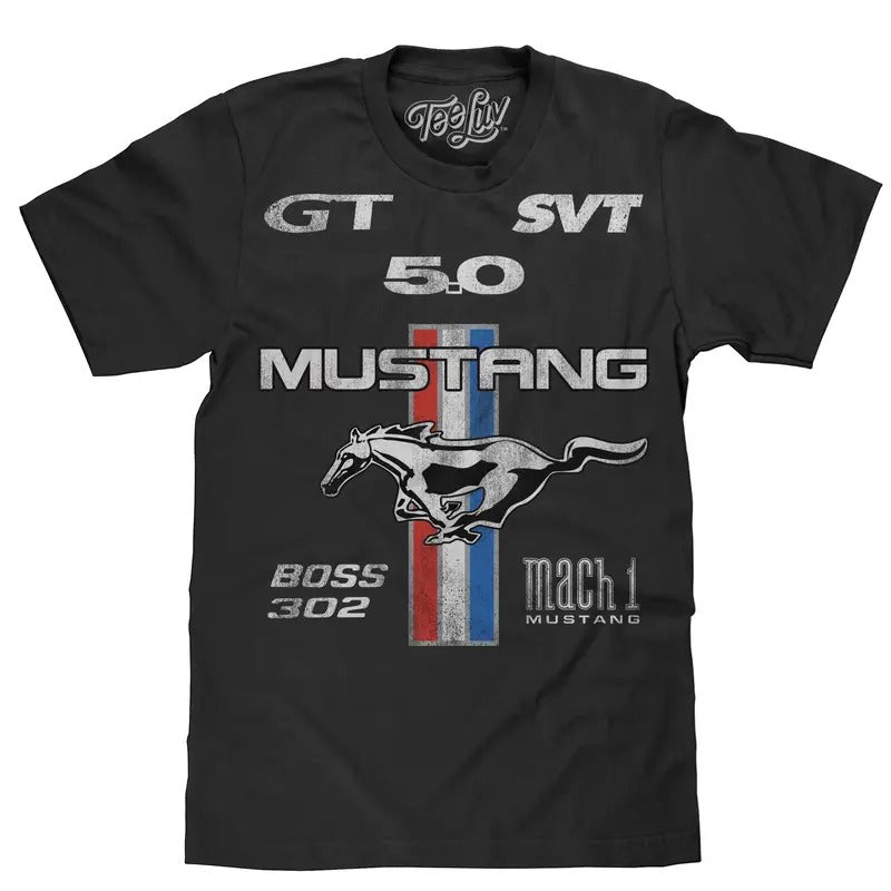 Ford Mustang Boss 302 T-Shirt - Black Hoodie, Sweatshirt | WearSparks.com
