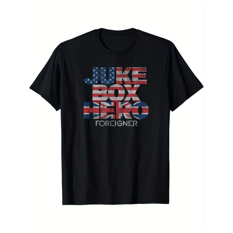 Foreigner Playing Box Hero T-Shirt Made in USA