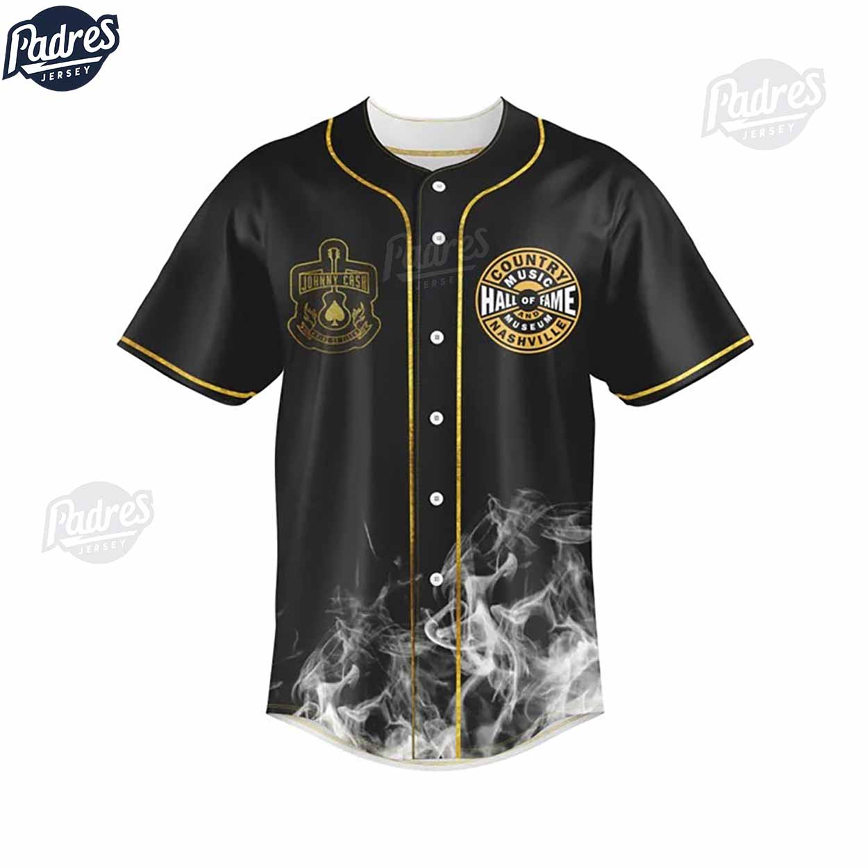 Forever Johnny Cash Tribute Baseball Jersey Outfit - Padres Jersey Oasis: Elevate Your Baseball Style Game... (Image 3)
