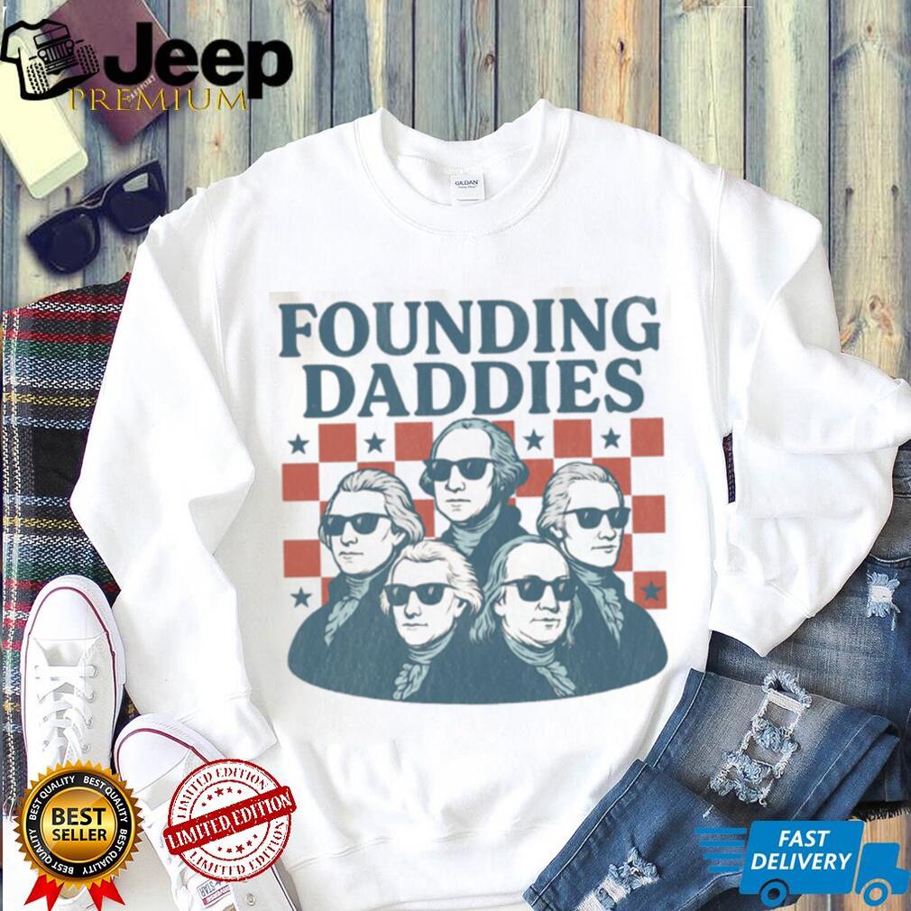 Founding Daddies American Presidents Sunglasses Vintage Style Shirt