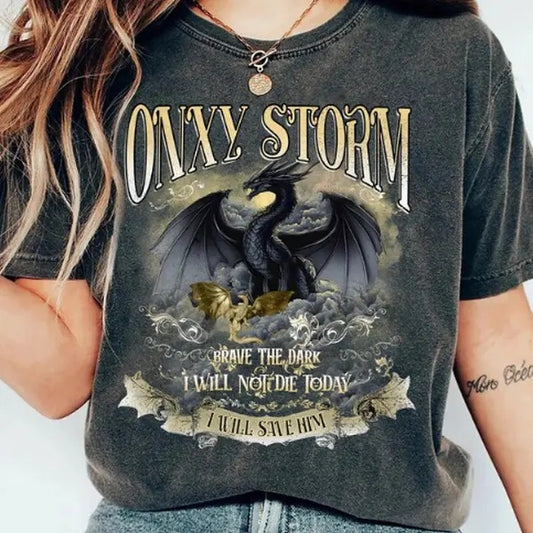 Fourth Wing Series Comfort Color Shirt, Onyx Storm Hoodie, Dragon Rider Sweatshirt, Violet Sorrengail, Fantasy book