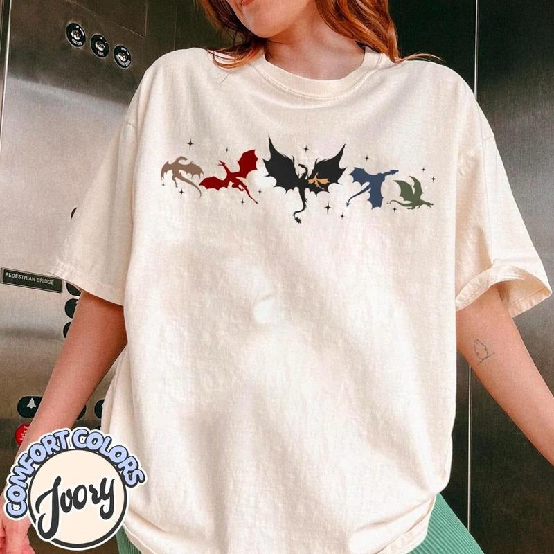 Fourth Wing Shirt, Basgiath War College Sweatshirt, Violet Sorrengail, Xaden Riorson, Gifts for Readers, Fantasy Book Dragon Shirt