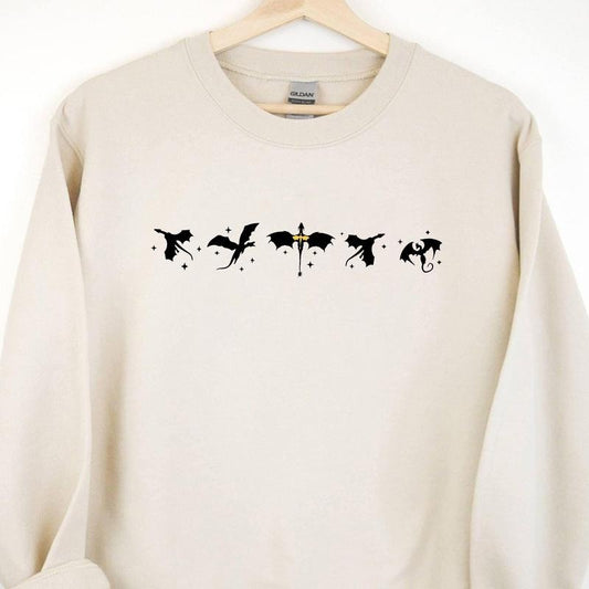 Fourth Wing Sweatshirt, Basgiath War College Tshirt, Violet Sorrengail, Bookish Shirt, Xaden Riorson, Gifts For Readers,...