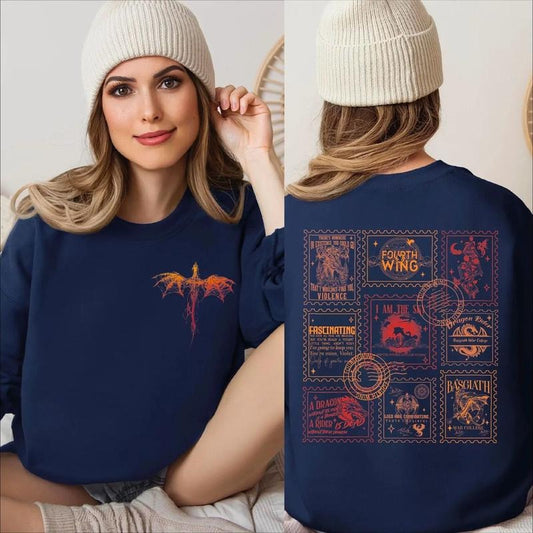 Fourth Wing Sweatshirt, Basgiath War Dragon Rider Shirt, Violet Sorrengail Sweater, Xaden Riorson Hoodie, Riders Quadrant Shirt, Booktok Hoodie