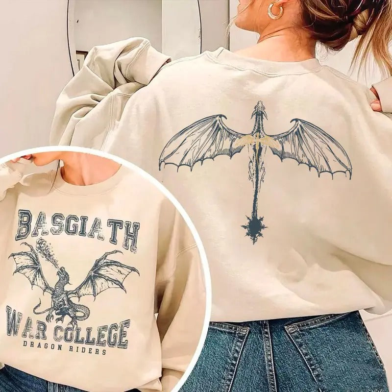 Fourth Wing Tairn And Andarna Sweatshirt, Onyx Storm Shirt, Xaden Riorson Fourth Wing Hoodie, Fourth Wing Shirt, Iron Flame Sweatshirt, Bookish Shirt