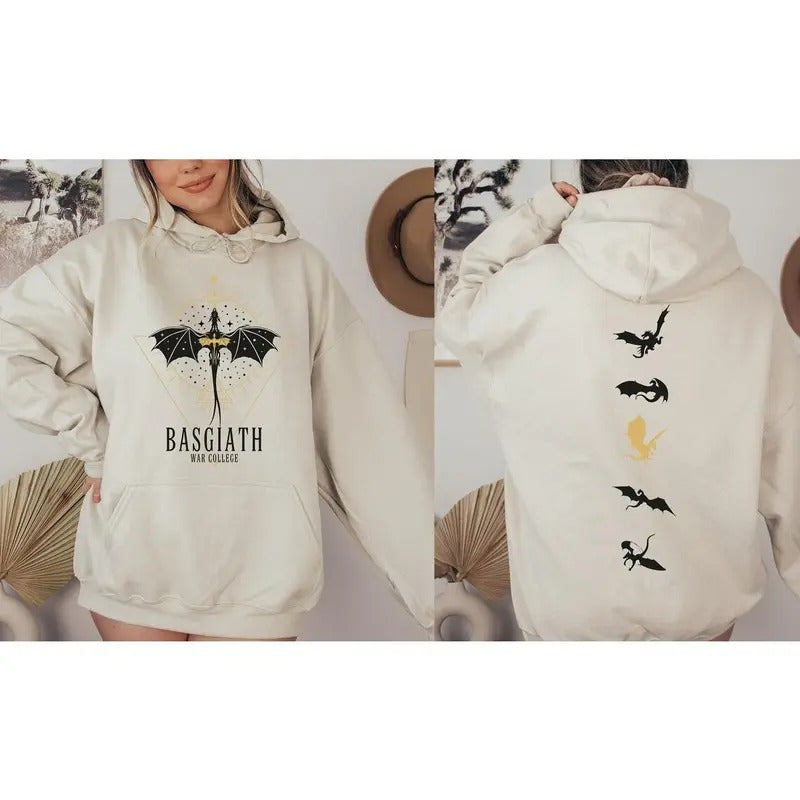 Fourth Wing shirt, Basgiath War College, Dragon Rider, Riders Quadrant, Violet Sorrengail, Xaden Riorson, Fantasy...