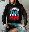 Fourth of July Time To Get Star Spangled Hammered Party Solo Cup Patriotic T Shirt