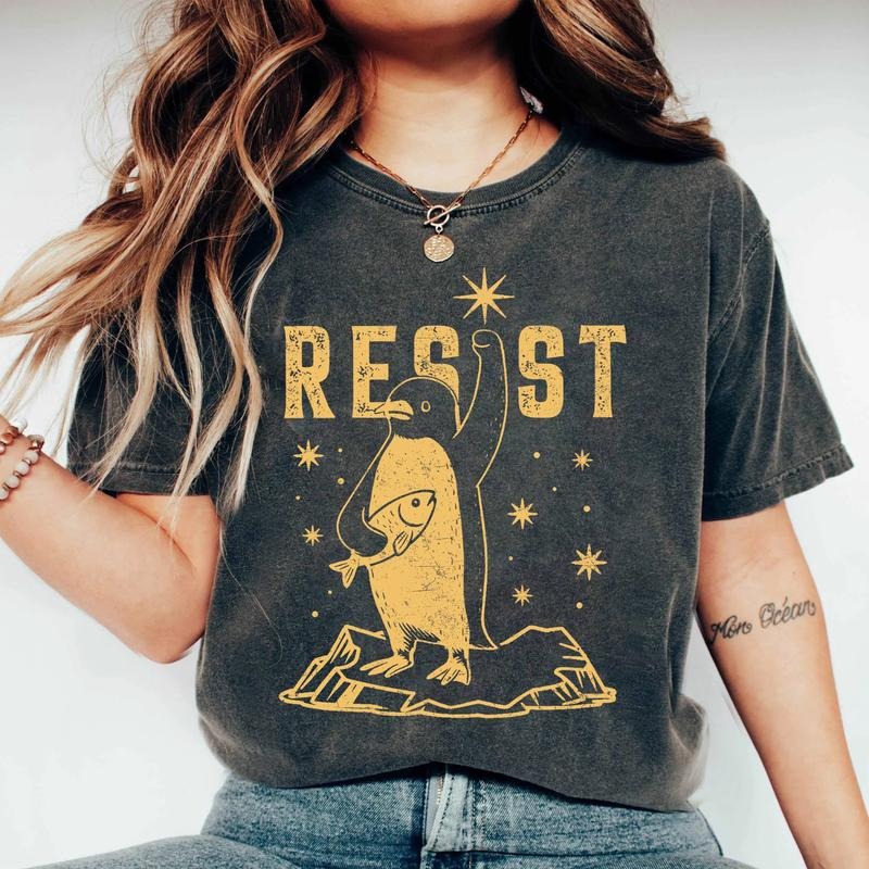 Foxtrot Delta Tango 8647 Social Club Tee Unisex T-Shirt Anti-Fascism Democratic Shirt, Resist Bear Graphic, Casual Fit, Machine Washable - Comfort