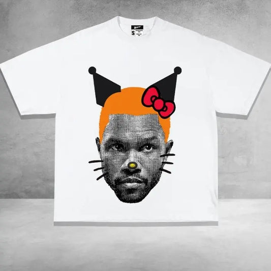 Frank Kitty Halloween Graphic Tee