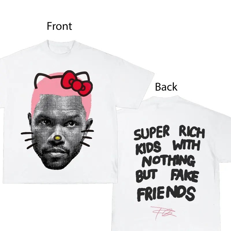 Frank Kitty (PINK) Cute Graphic Tee, 2025 Graphic Tee Fan Concert Shirt