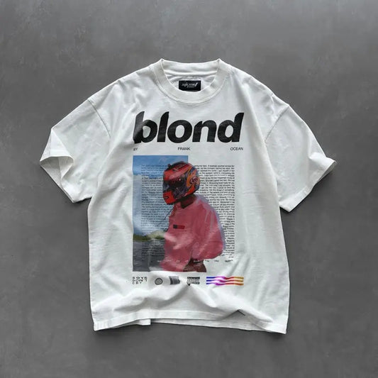 Frank Ocean BLOND Short Sleeve T-Shirt, Blond tshirt, Vintage look shirt, Original design t shirt