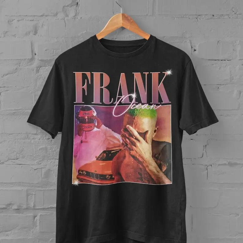 Frank Ocean Graphic Tee, Frank Ocean Merch, Rap Shirt, BLONDE, Frank Concert T-Shirt, Vintage Cotton Menswear Top Streetwear