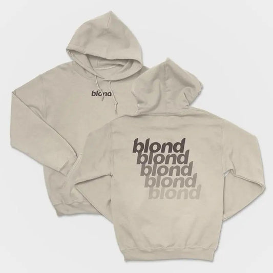 Frankk Oceann Blonddd Hoodie, Back Print Aesthetic Unisex Hoodie For Women