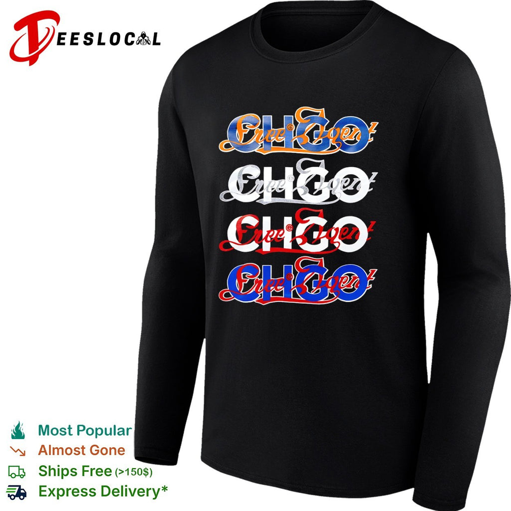 Free Agent x CHGO Logo Chicago sports shirt
