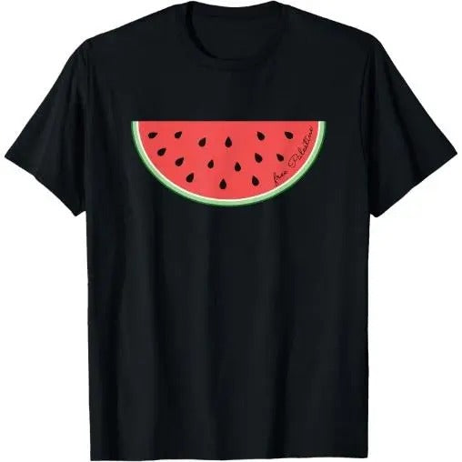 Free Palestine Subtle Watermelon Gaza Human Rights T-Shirt Made in USA