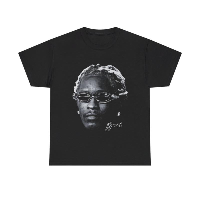 Free Thug Hard T-Shirt Rap Tee Concert Merch Free Thugger Slime Season Red Rare Hip Hop Graphic Print Casual Classic Cotton Menswear Retro Top Vintage Comfy Smooth Tshirt Streetwear Crewneck men gifts