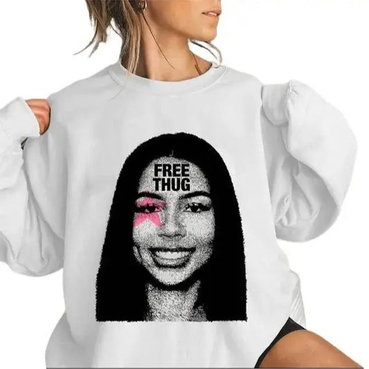 Free Thug Mariah Classic Sweater Tee - Stand Out with Classic Style