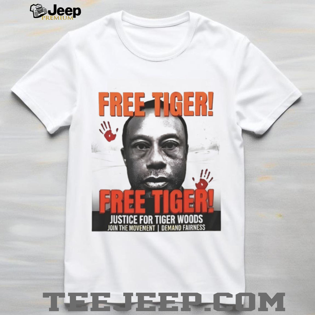 Free Tiger Justice For Tiger Woods Golf Movement T Shirt